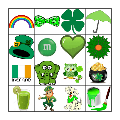 Happy St. Patrick's Day! Bingo Card