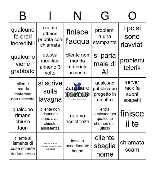 Settimana 3 di settembre l'autunno è alle porte ma alle porte di chi io non mi ricordo va be Bingo Card
