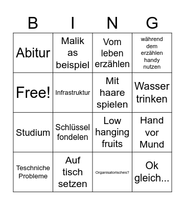 Herr Hündorf Bingo Card