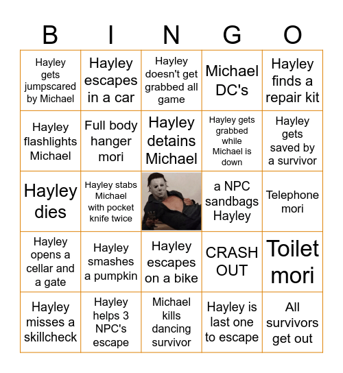 Halloween Bingo Card