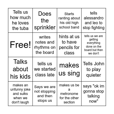 Knox Bingo!!! Bingo Card