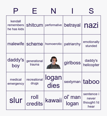 suck session Bingo Card