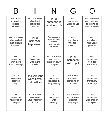POC In STEM Bingo Sheet Bingo Card