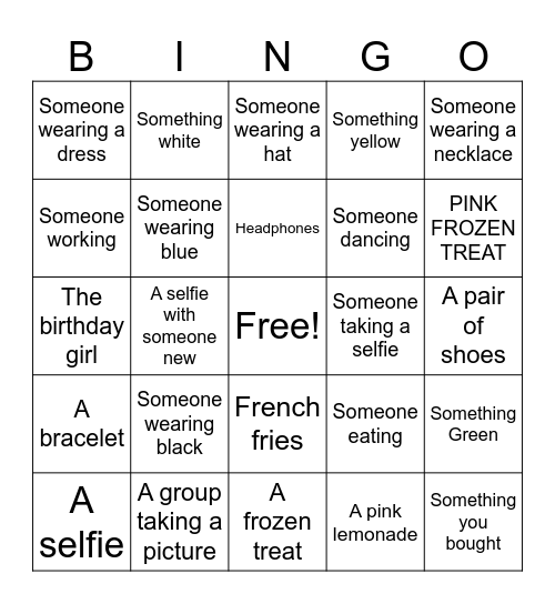 Create The Content Bingo Card