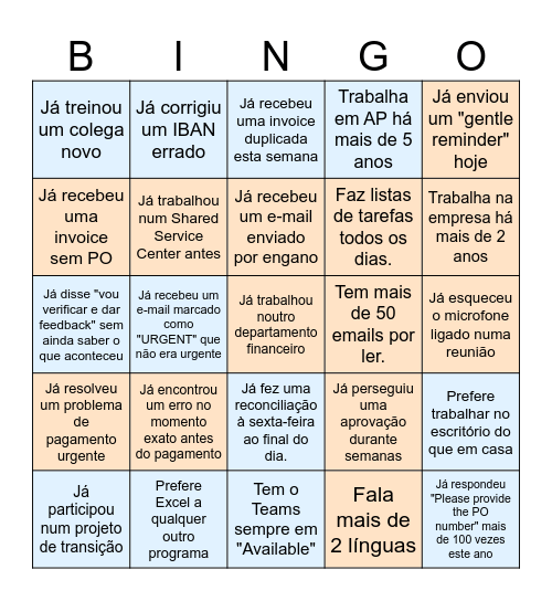AP Bingo Card