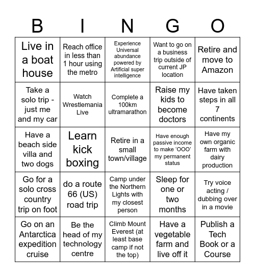 UntitledBingo Card