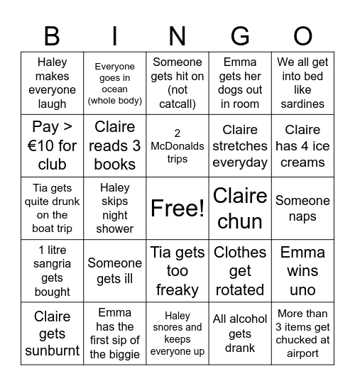 Portu-gals Bingo Card