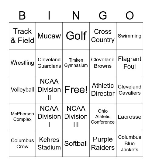 SAAC: NAUGHTY OR NICE? Bingo Card
