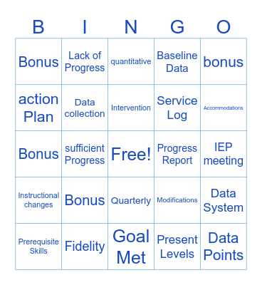 September New Teacher Induction Class Bingo Card