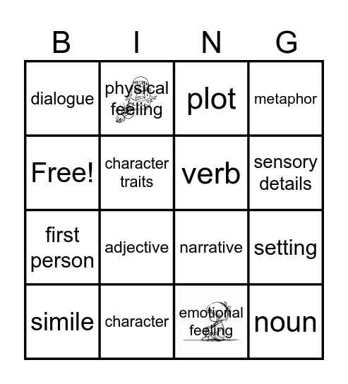 4th Grade Amplify- Unit 1 Bingo Card