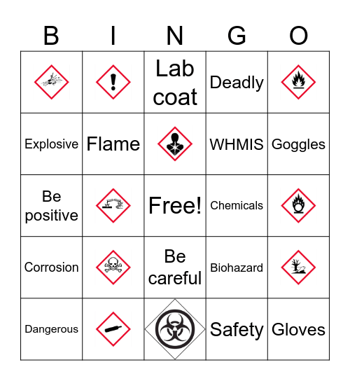 Science September Bingo Card