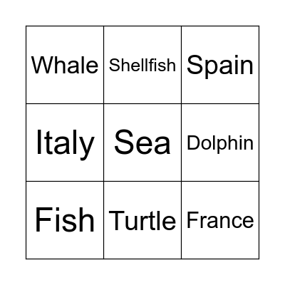 September 16th Bingo Card