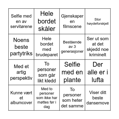 Fotobingo Card