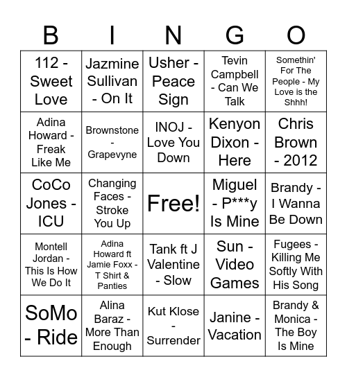 Music Bingo: 42" Bundle Pack Bingo Card