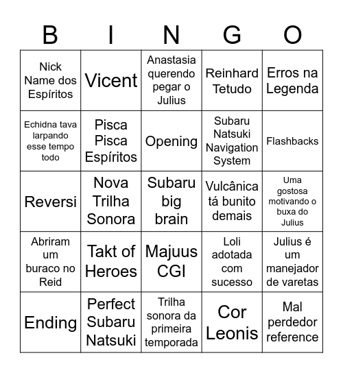 Good Boy Bingo Card