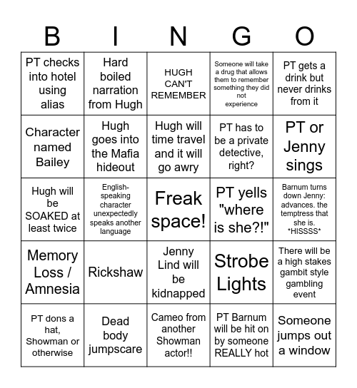 Stuber Bingo: Reminiscence Bingo Card