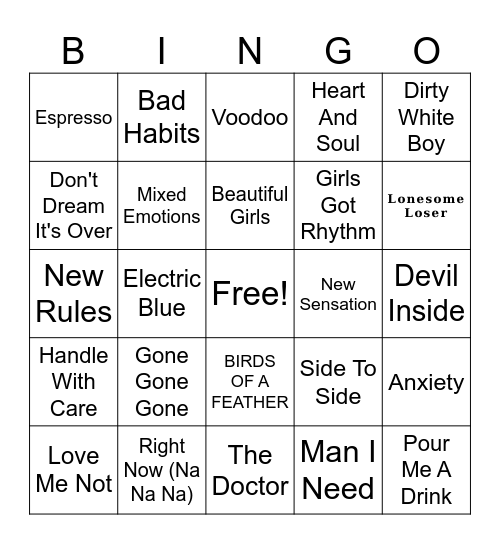 Mixed Bag Hits 2   (2026) Bingo Card