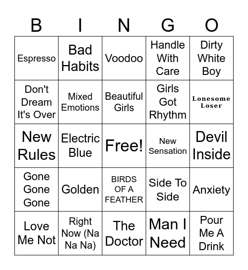 Mixed Bag Hits 2   (2026) Bingo Card