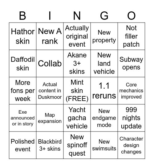 vbxcbfdgedsdrfgb Bingo Card