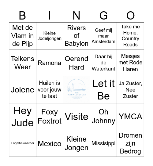 MuziekBingo "Buurtbakkie" Bingo Card