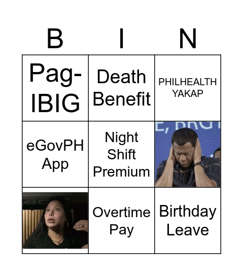 QTA BINGO Card