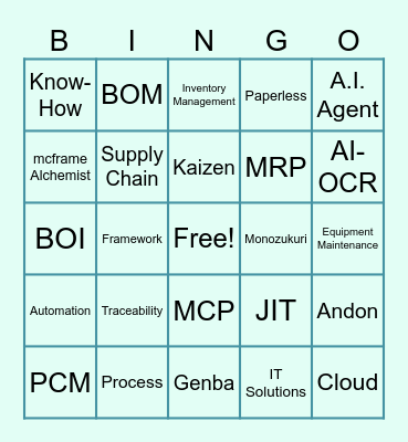 B-EN-G TH Day 2026 Bingo Card