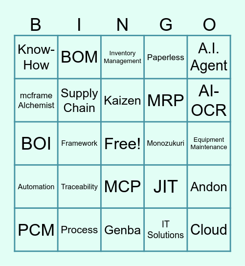 B-EN-G TH Day 2026 Bingo Card