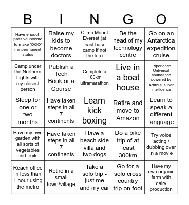 Bollywood Queen Bingo Card