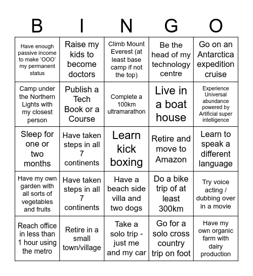 Bollywood Queen Bingo Card