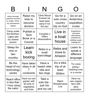 Bollywood Queen Bingo Card