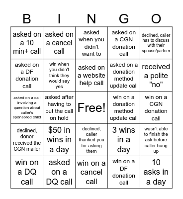 September Cross Promo Bingo Card