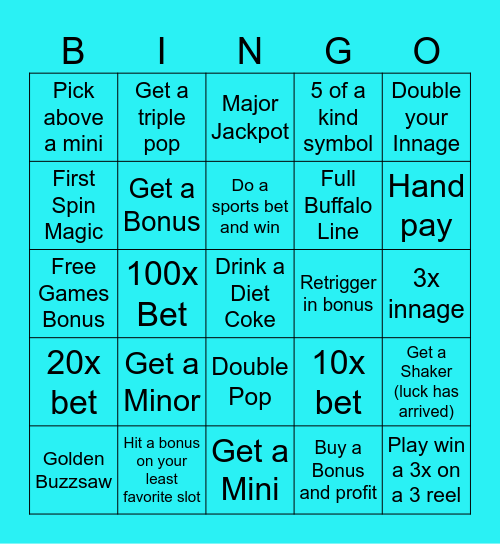 Bingo Slots Bingo Card