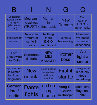 STUDIUM PUNCTUM BINGO Card
