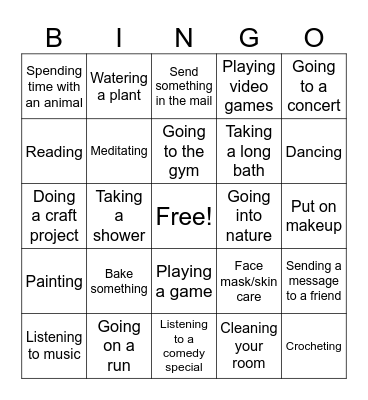 Accumulate Position Emotions: Short-term Bingo Card