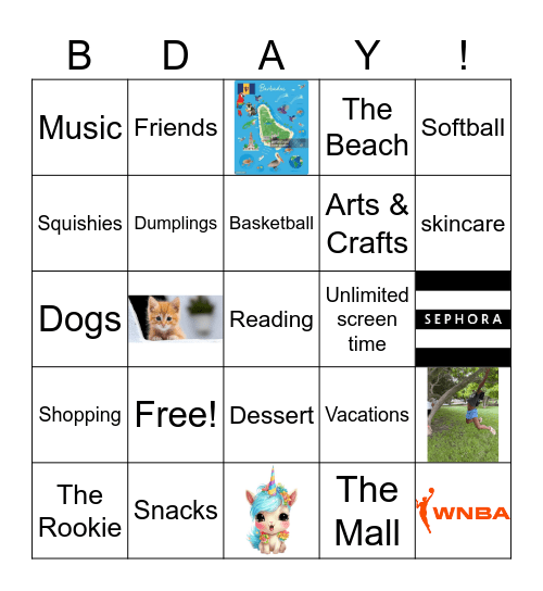 Lana Bingo! Bingo Card