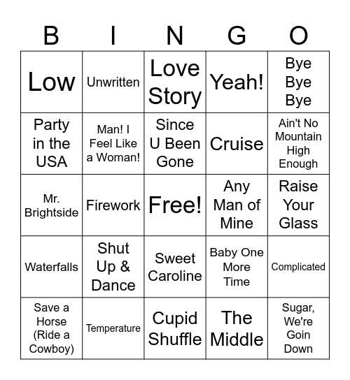 Everyone Knows Bingo Card
