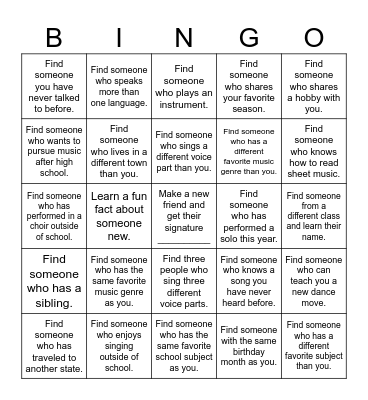 Retreat Bingo! Bingo Card