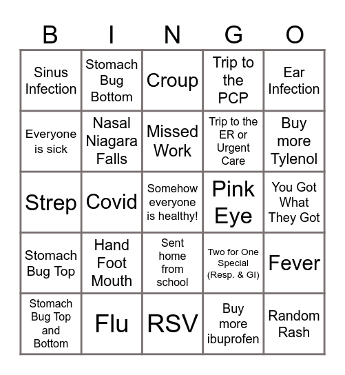 ‘Tis the Season Bingo Card