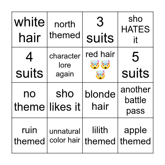 gs8 predictions Bingo Card
