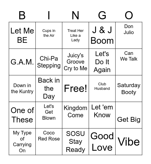 SHS National LD Week Bingo Card