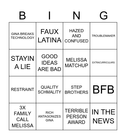 dms Bingo Card