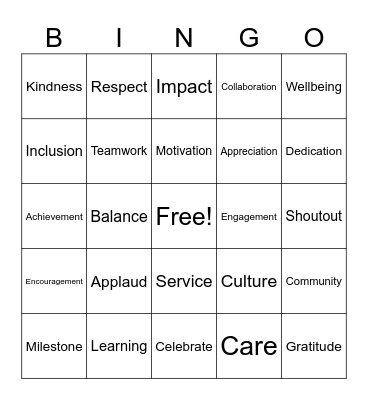 WLS EAW BINGO 2026 Bingo Card