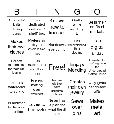 Find Someone Who... Bingo Card