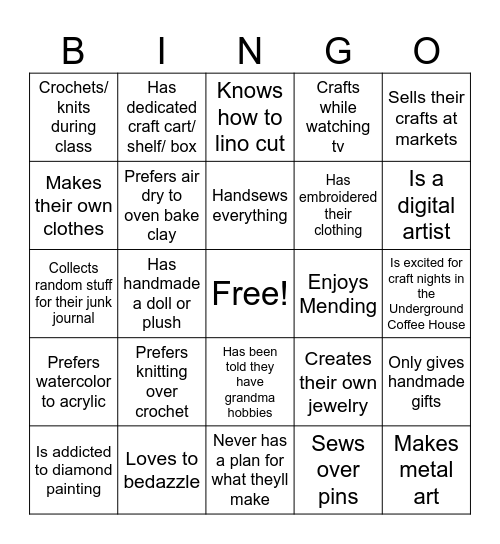 Find Someone Who... Bingo Card