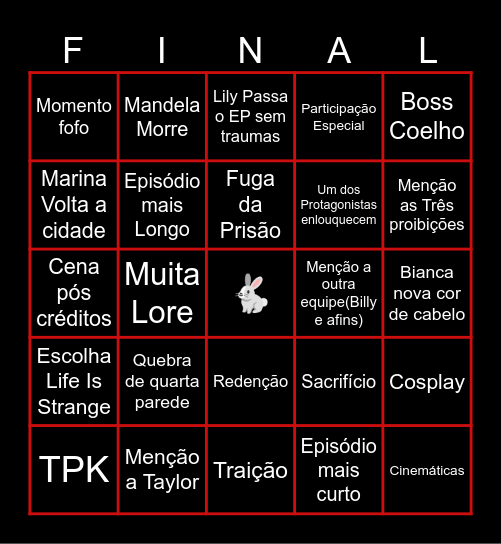 NÃO PROCURE "O Riacho" Bingo Card