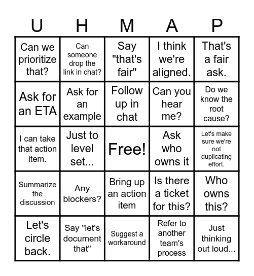 DO BINGO Card