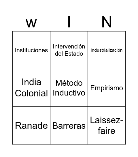 1 si Bingo Card