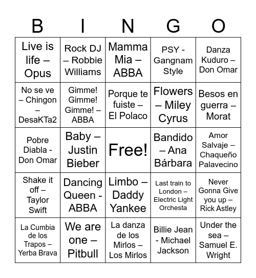 Happy Student´s Day! Bingo Card