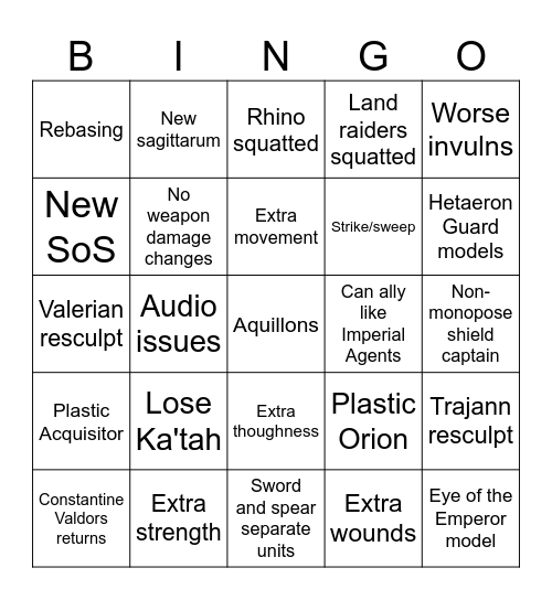 Banana reveals Bingo Card