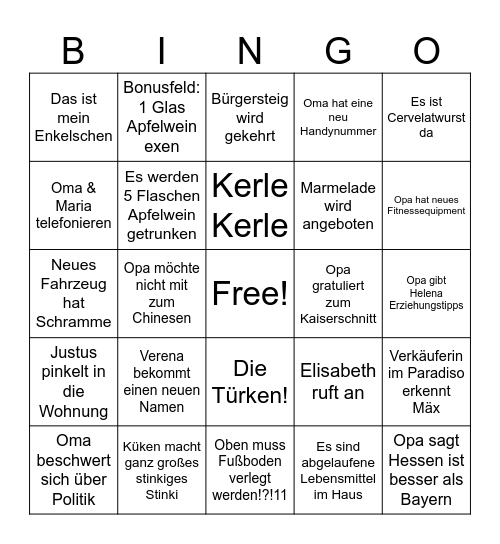 Büdingen Bingo Card